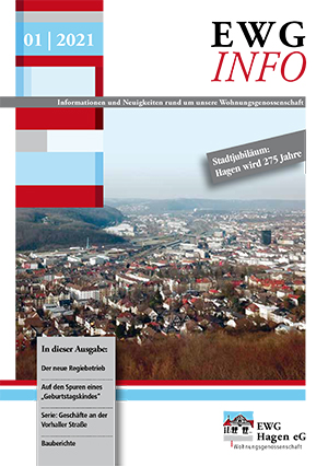 EWG Hagen Info - Mieterzeitschrift Ausgabe 01.2021
